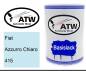 Preview: Fiat, Azzurro Chiaro, 415: 500ml Lackdose, von ATW Autoteile West.